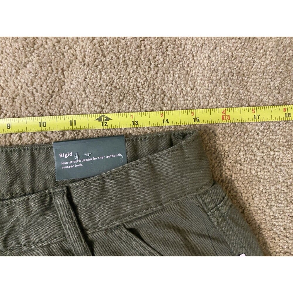 Wild Fable Mid-Rise Wide Leg Baggy Cargo Pants Camo Green Women’s Size 8 - Picture 7 of 16